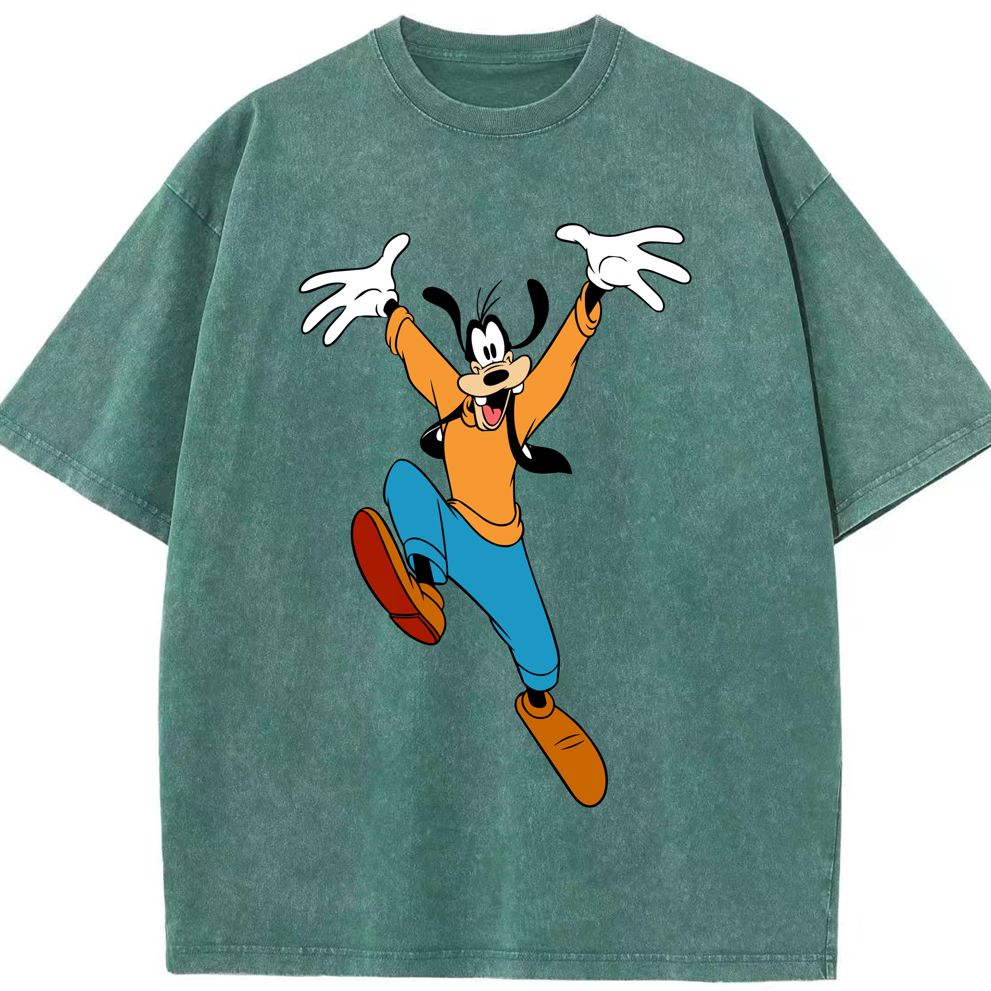 （画像用） ミッキーマウス Mickey Mouse 綿100% ヴィンテージ風 半袖Tシャツ（フロントプリント）